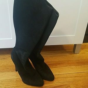 Christian Louboutin knee high Suede boots